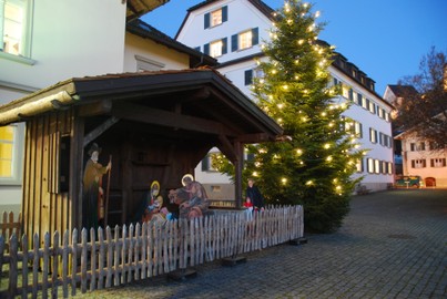 Weihnachtsflair am Marktplatz