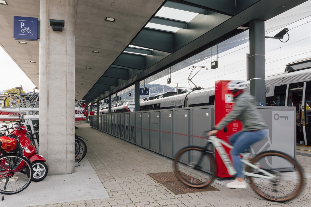 Radboxen am Bahnhof Rankweil © Mathis