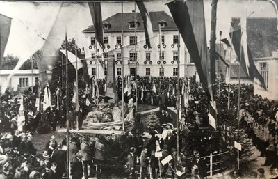 Rankweil in alten Bildern: Sigmund-Nachbauer-Denkmal