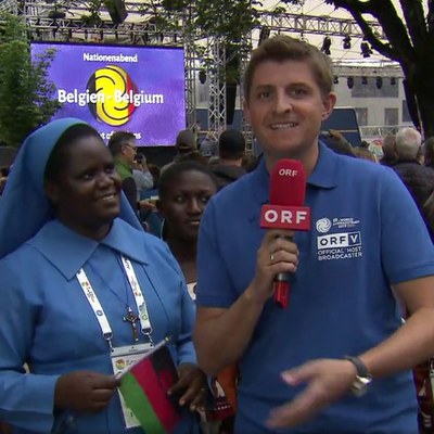 Malawierinnen vor dem ORF-Mikrofon