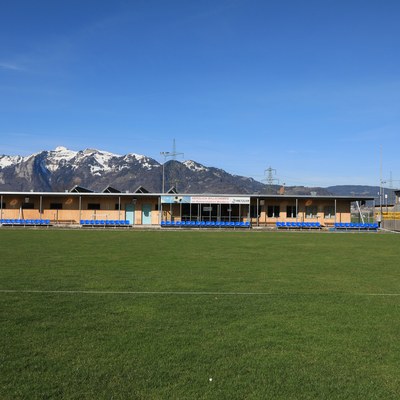 1999 wurde das heutige Römerstadion (im Bild eine Aufnahme von 2020) eröffnet © Marktgemeinde Rankweil