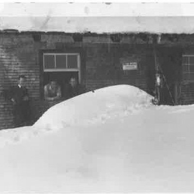 Die Hütte auf der Alpe Gapfhol im Jahr 1932. Sie diente im Winter als Skihütte für die Laternser und Rankweiler Bevölkerung.