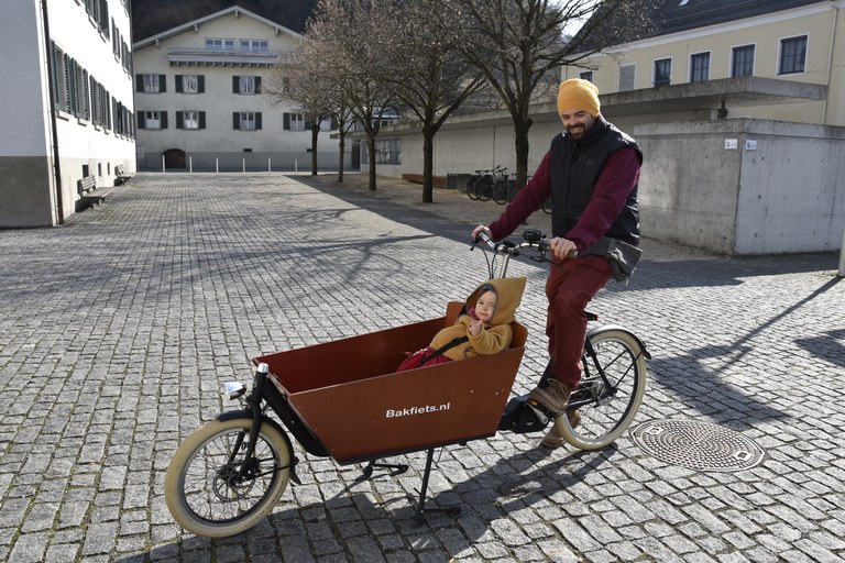 Auch die Anschaffung eines Lastenrads wird von der Marktgemeinde gefördert (Bildquelle: Marktgemeinde Rankweil)
