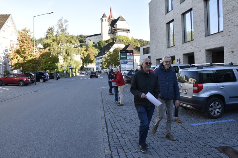 Im Zuge von mehreren „Ge(h)sprächen“ hat Architekt Wolfgang Ritsch die definierten Planungsräume im Ortskern gemeinsam mit Rankweiler Bürger*innen unter die Lupe genommen.