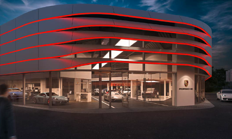 Plan neues Firmengebäude @ Autohaus Lins